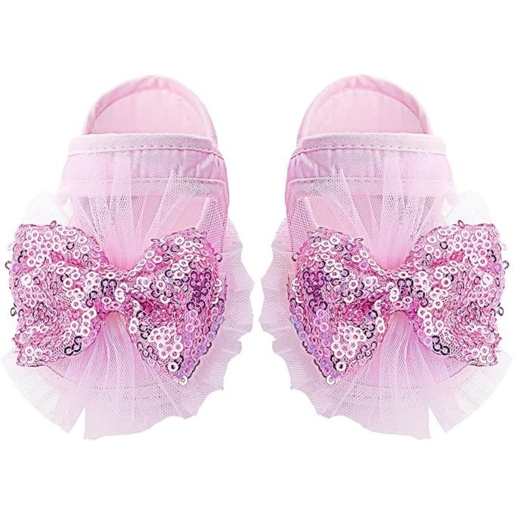 NWT Beautiful Sparkling Sequin Bow Baby Dress Christmas Flower Girl Page⦠- Picture 11 of 12